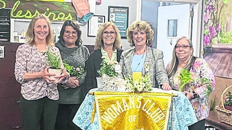 <b>From left, Jenn Metcalf, recording/corresponding secretary; Barbara Tirado, Civic Engagement &amp; Outreach; Dianna Varga, Vice President; Tina Ree, President; and Rachel Yzquierdo, Treasurer. All positions were voted on by the membership. </b>