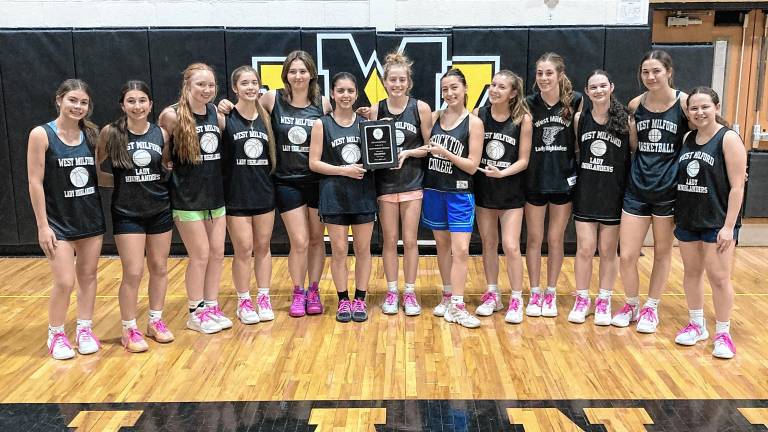 The West Milford High School girls basketball team finishes the season with a 20-6 overall record. (Photo provided)