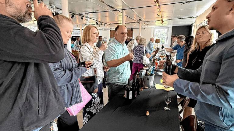 Guests at a Harvest Wine Tasting fundraiser Saturday, Sept. 6 at the Wallisch Homestead. (Photos by Denise von Wilke)