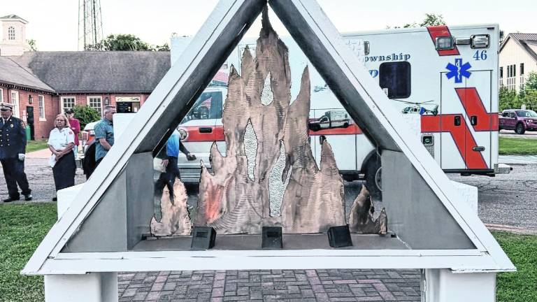 9/11 Memorial located at the West Milford Municipal complex.