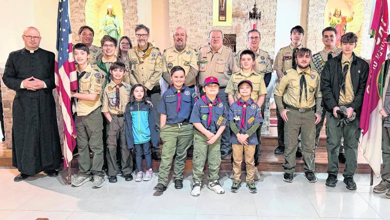 Pack 159, Troop 159 observe Scout Sunday